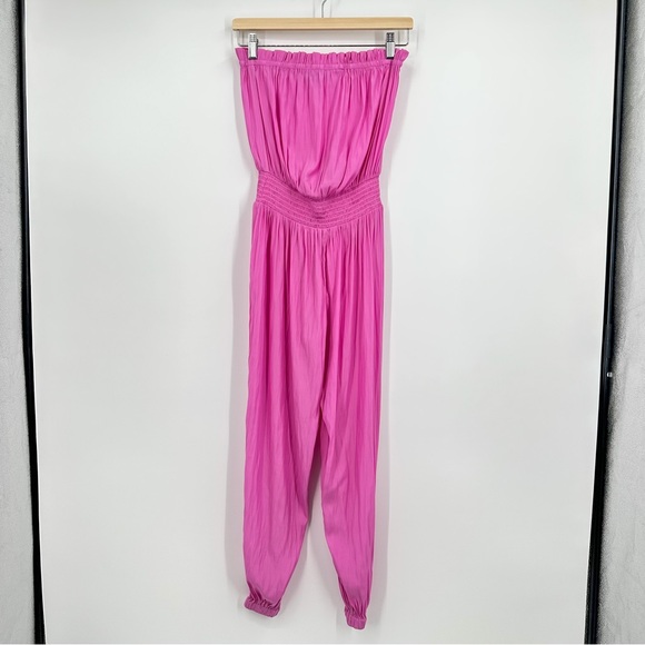 Ramy Brook Hot Pink Strapless Jumpsuit Women XXS - Picture 1 of 6